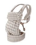Beige Houndstooth Baby Carrier