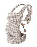 Beige Houndstooth Baby Carrier