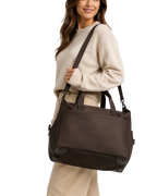 Chocolate Nylon Diaper Bag
