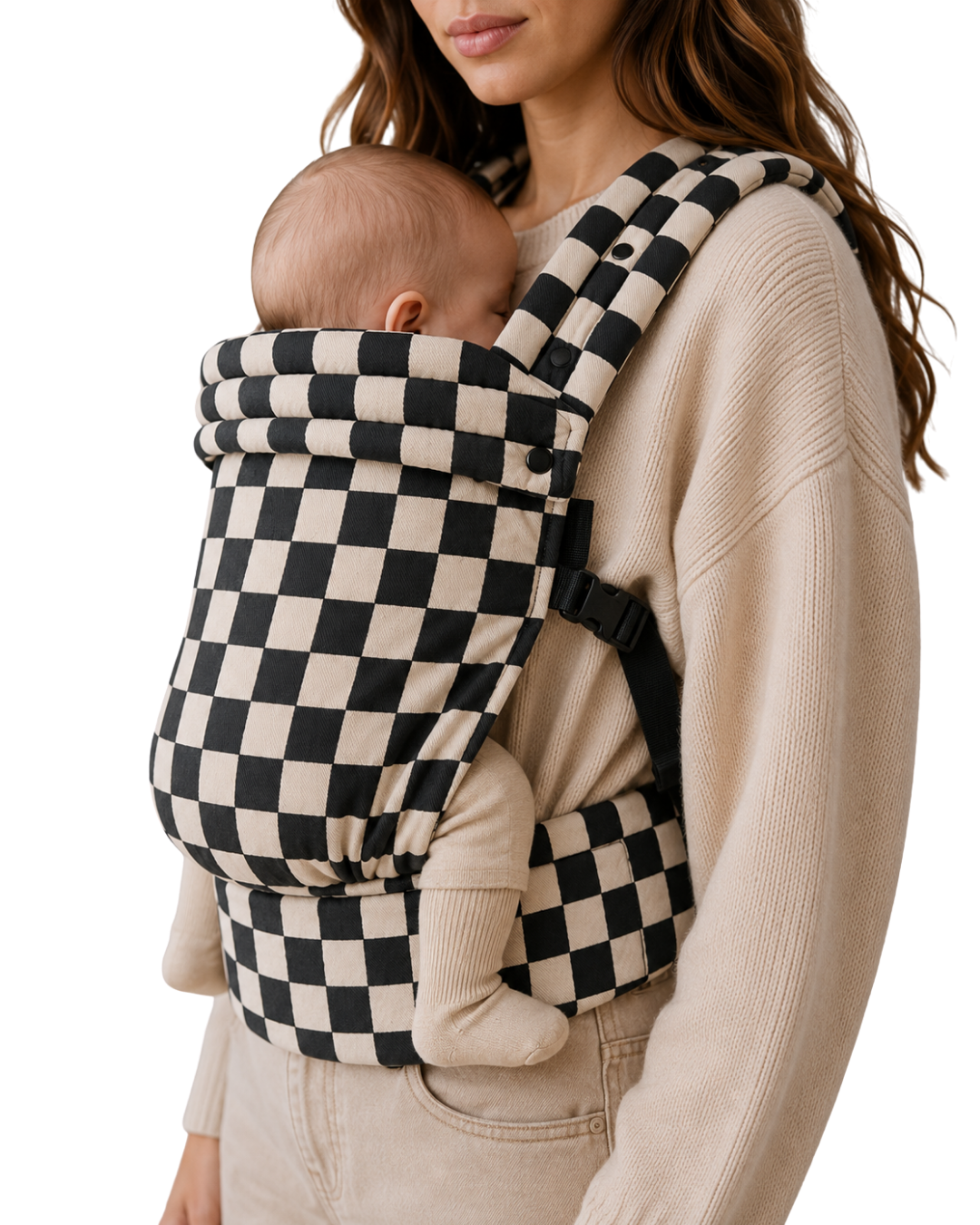 Checker BW Baby Carrier