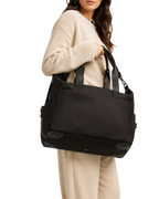 Black Nylon Diaper Bag