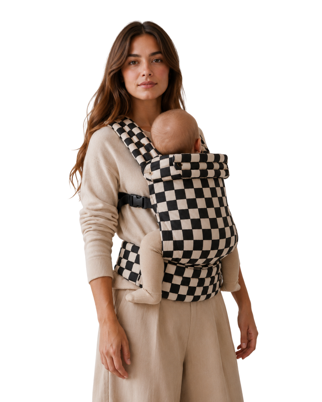 Checker BW Baby Carrier