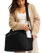Black Nylon Diaper Bag