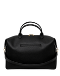 Black Leather Diaper Bag