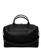 Black Leather Diaper Bag