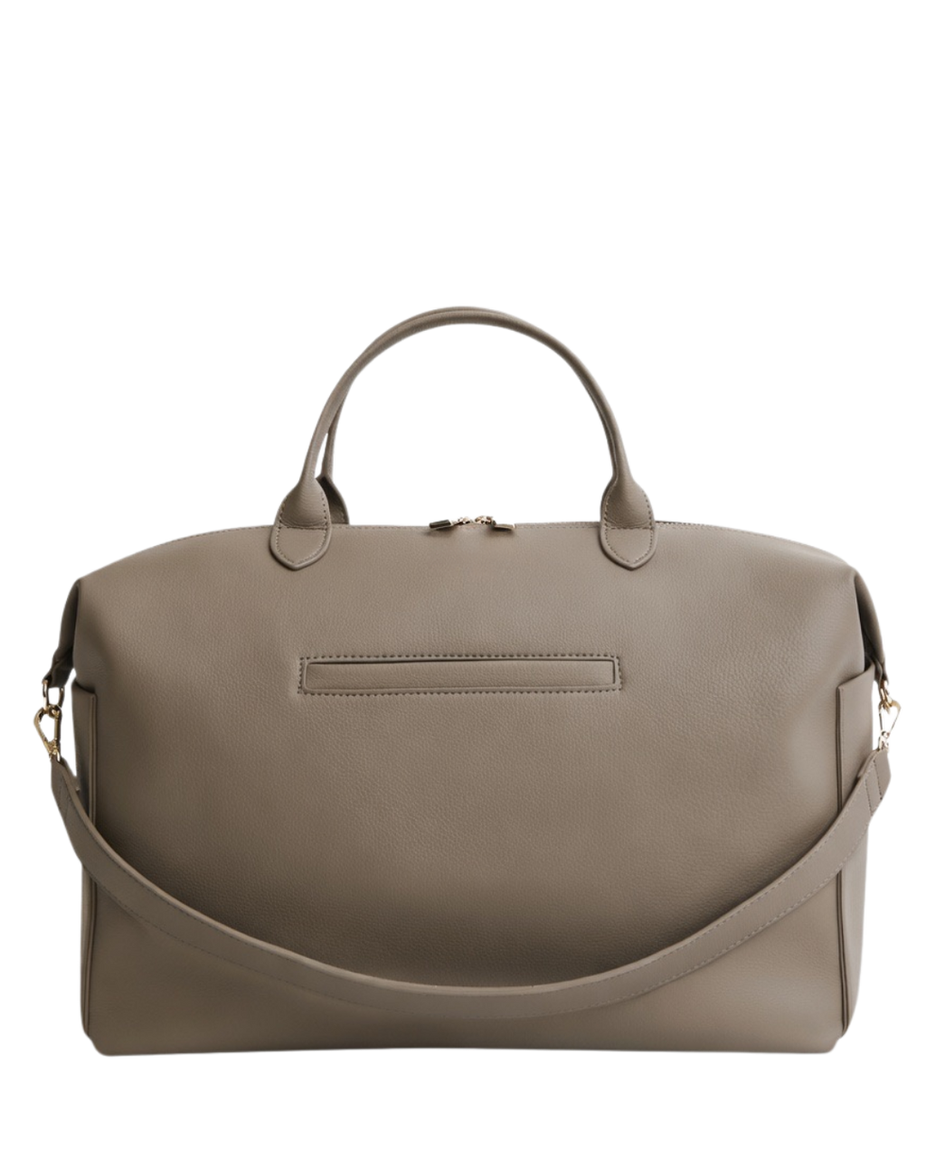 Clay Leather Diaper Bag