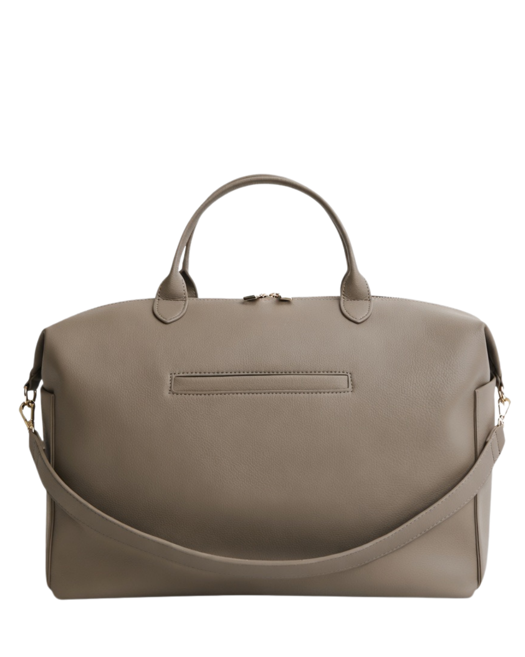 Clay Leather Diaper Bag
