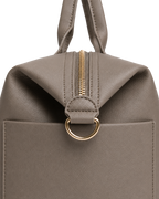 Clay Leather Diaper Bag