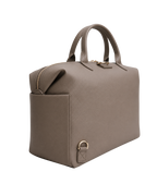 Clay Leather Diaper Bag