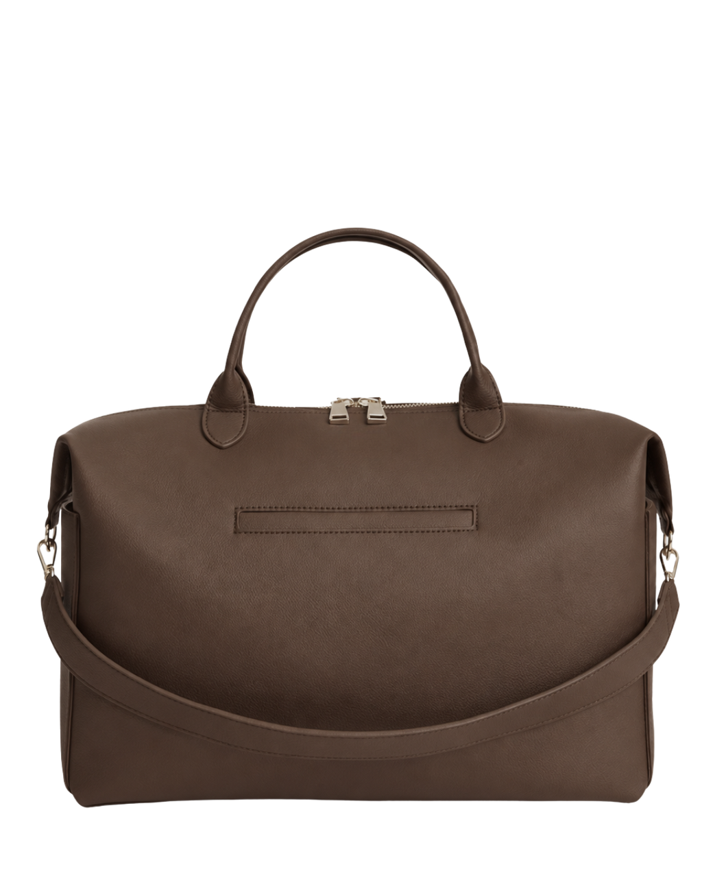 Chocolate Leather Diaper Bag