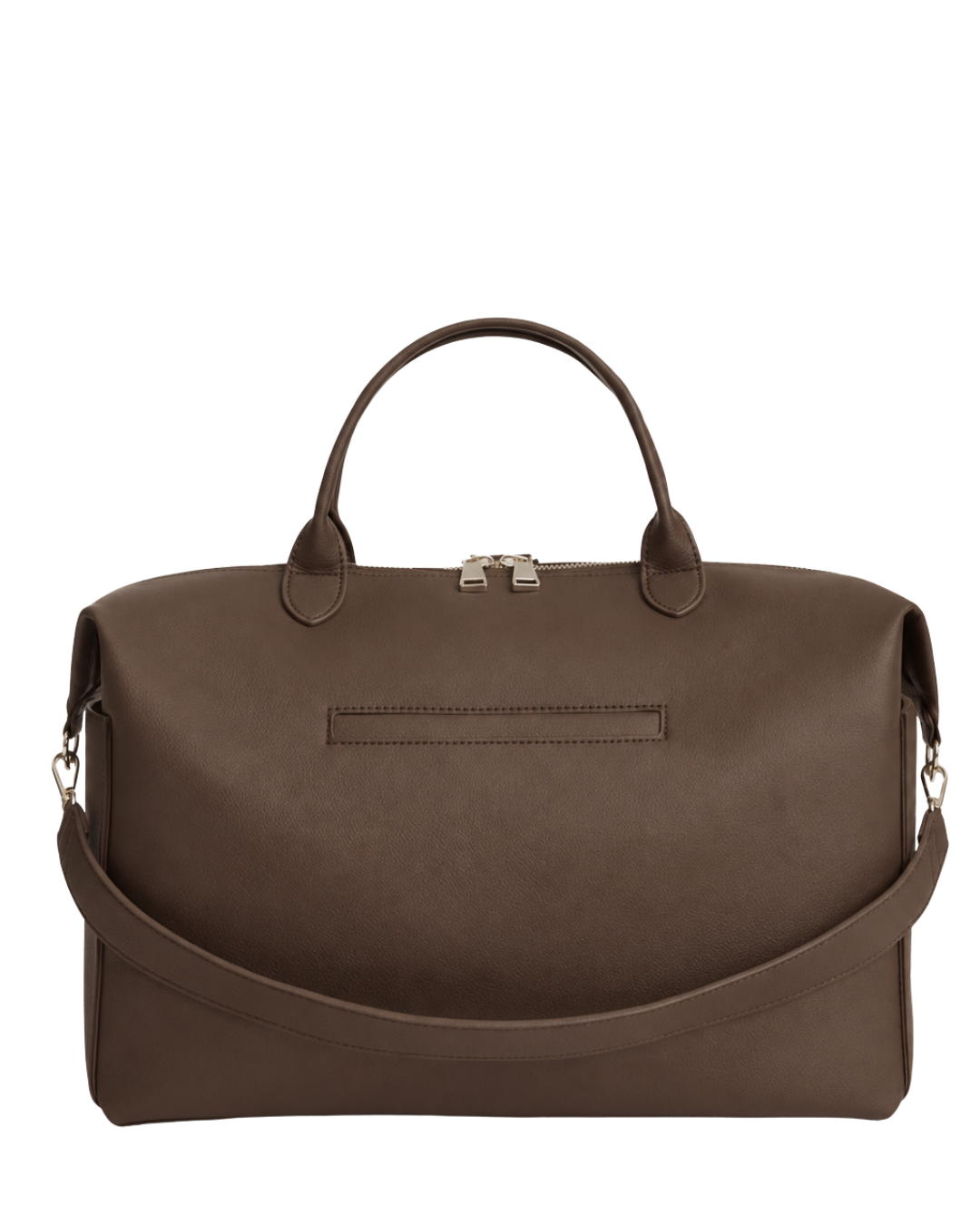 Chocolate Leather Diaper Bag