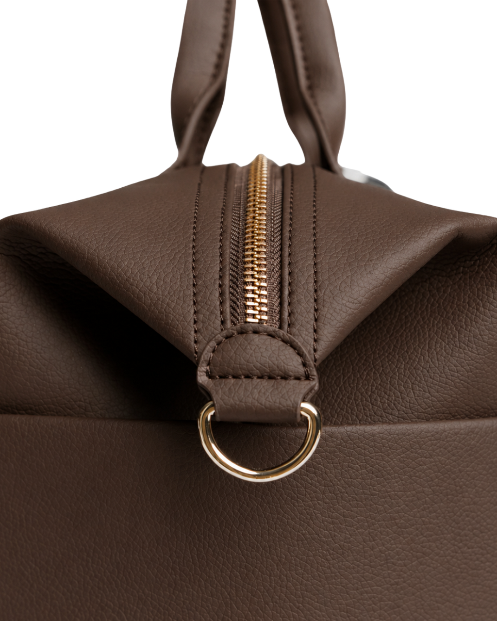 Chocolate Leather Diaper Bag