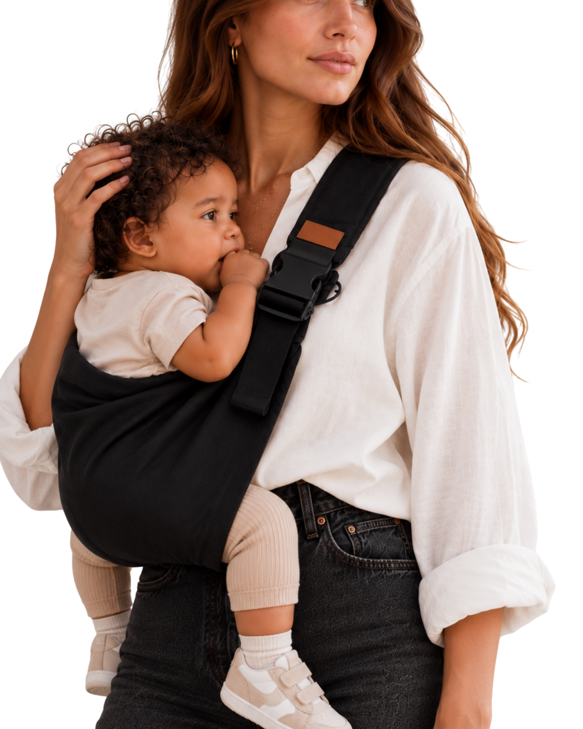 Black Baby Sling Carrier