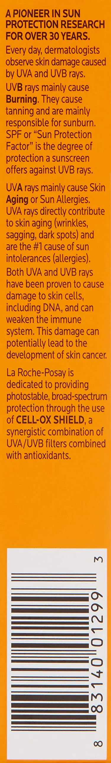 La Roche-Posay Anthelios Light Fluid Facial Sunscreen SPF 60 | Lightweight Sunscreen For Face | Fluid Texture | Broad Spectrum SPF + Antioxidants | Oil Free & Oxybenzone Free | Travel Size 1.7 Fl. Oz.