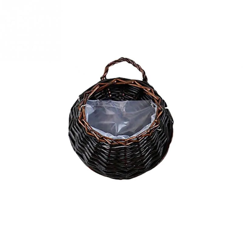 Handmade Wicker Rattan Flower Basket