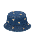 Denim Bear Baby Bucket Hat