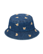 Denim Bear Baby Bucket Hat