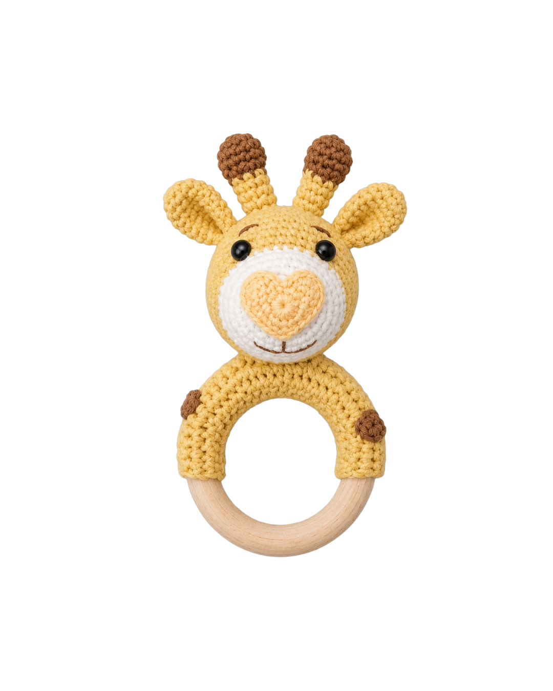 Crochet Giraffe Rattle