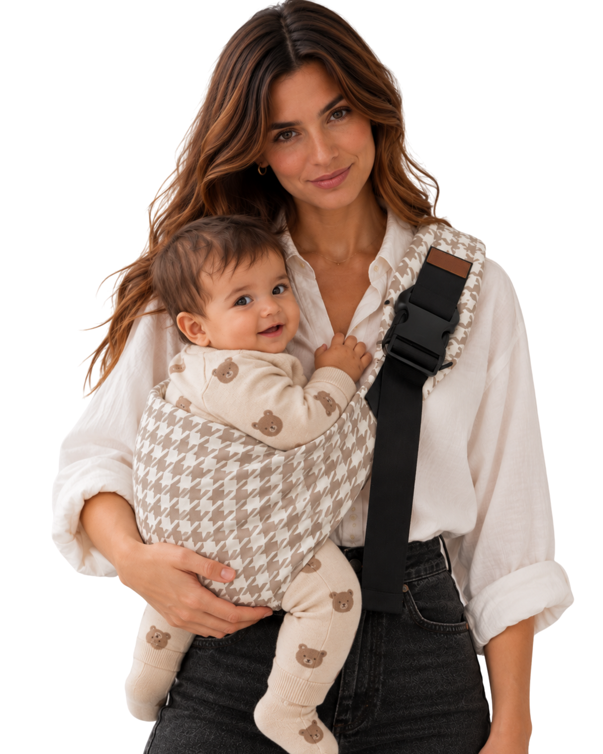 Houndstooth Baby Sling Carrier