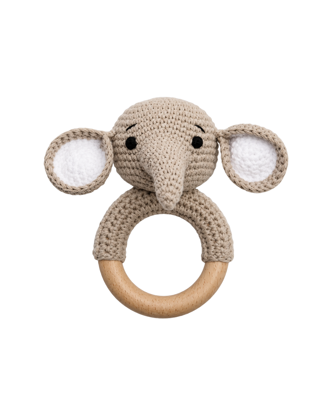 Crochet Elephant Rattle