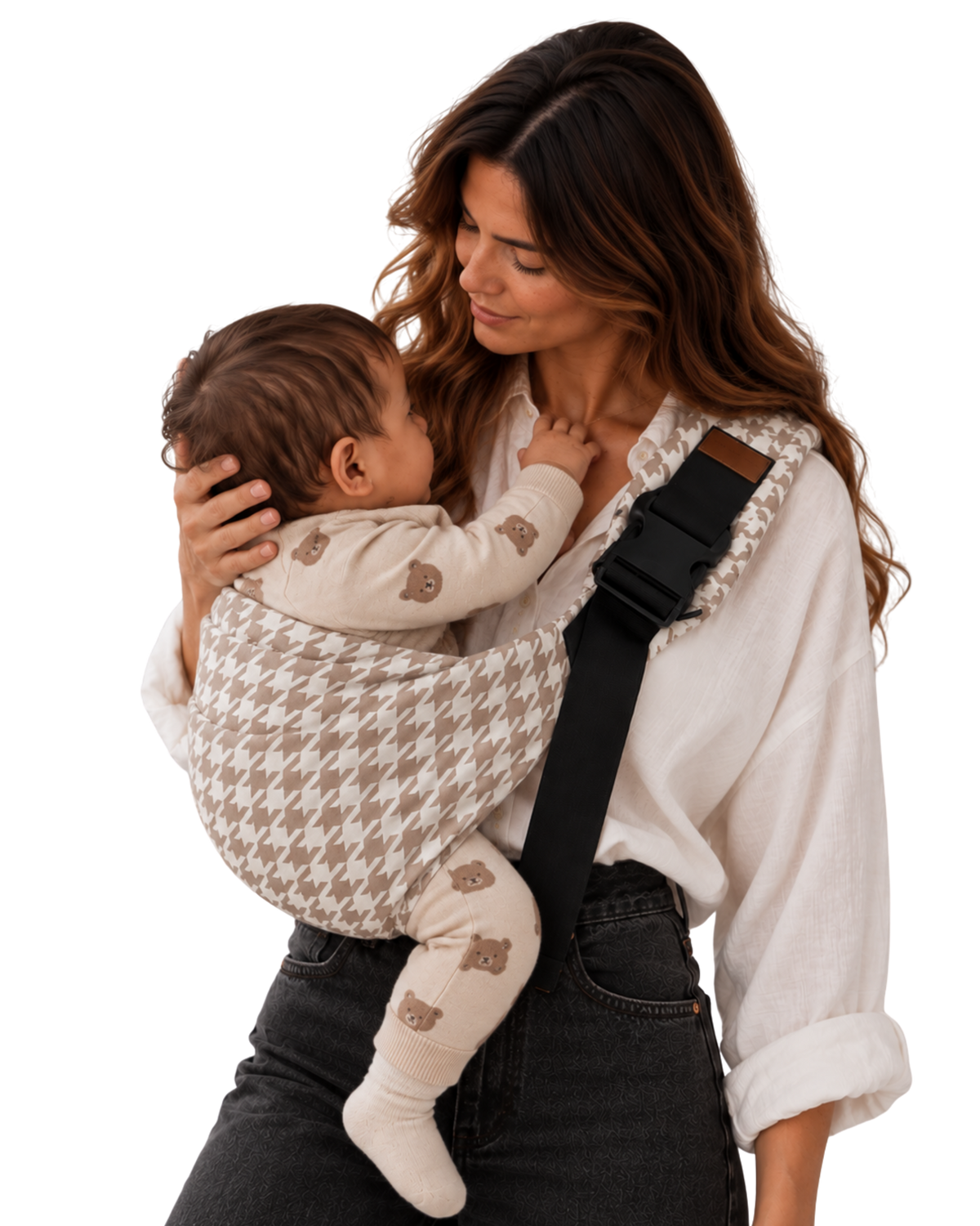 Houndstooth Baby Sling Carrier
