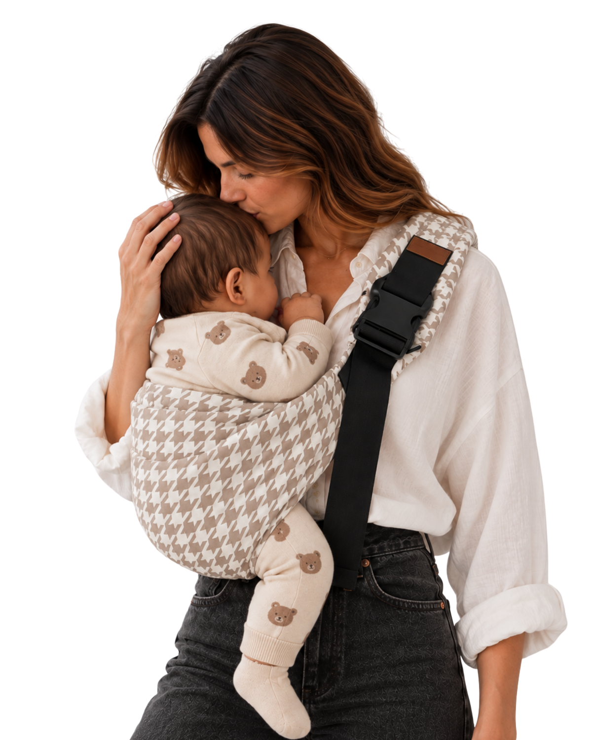 Houndstooth Baby Sling Carrier