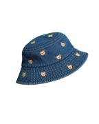 Denim Bear Baby Bucket Hat