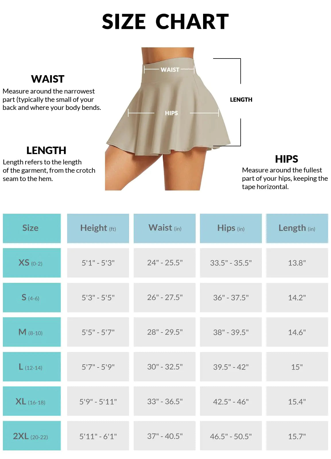 BALEAF Women's Tennis Skirts High Waisted Tummy Control Pleated Golf Skorts for Woman with Shorts Pockets Inner Pockets Large Khaki