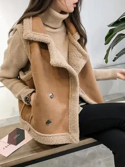 Elegant Sleeveless Fur Jacket