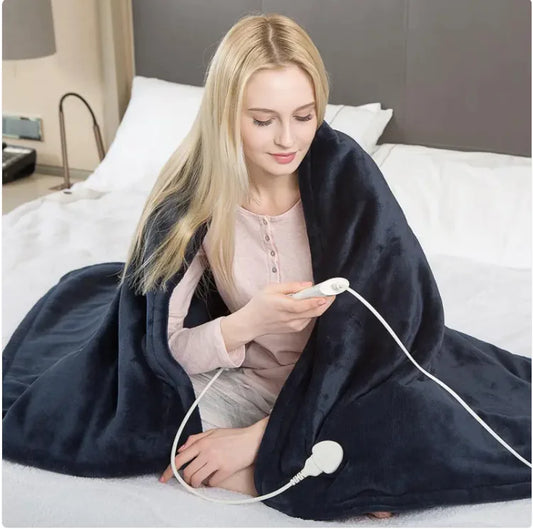 3-Level Safety Heated Blanket with Adjustable Temperature