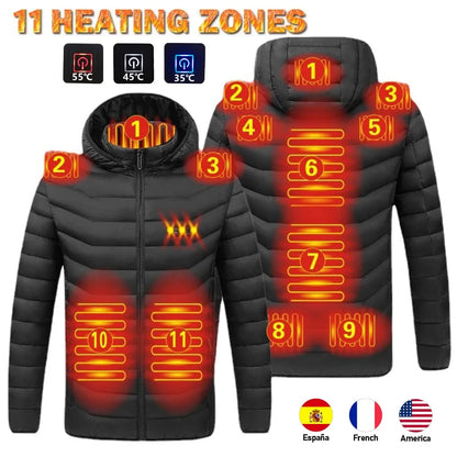 Unisex Winter Heating Jacket