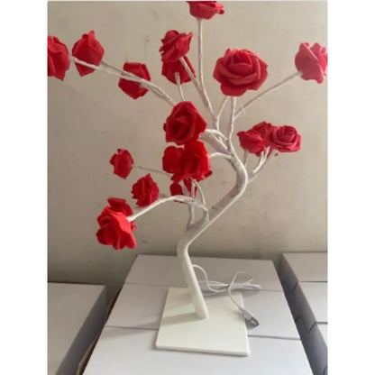 Rose Tree Lamp Decoration