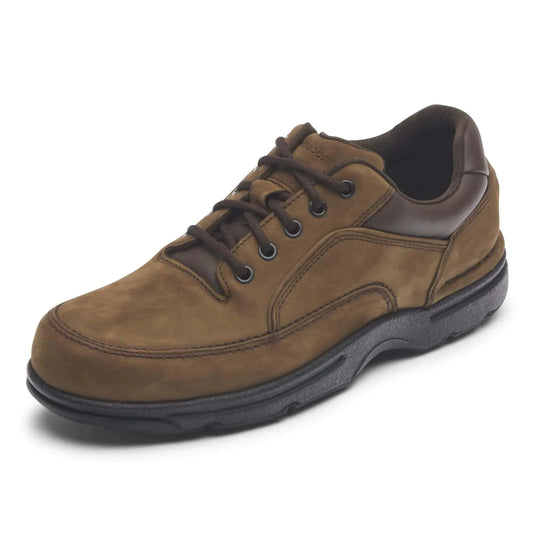 Rockport Men's Eureka Walking Shoe 7 Chocolate Nubuck